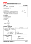 UNISONIC TECHNOLOGIES CO., LTD 15N20