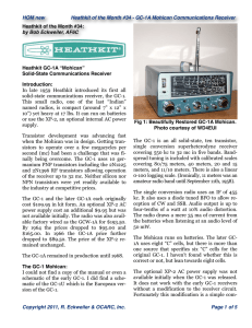 Heathkit GC-1A - Orange County (California) Amateur Radio Club