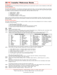 IC-RC Installer Reference Guide