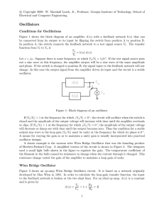 Wien-Bridge and Phase-Shift Oscillators