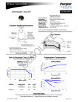 392/384 - Energizer Technical Information