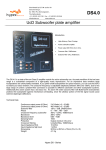 UcD Subwoofer plate amplifier