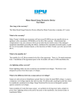 Meter Based Surge Protective Device Fact Sheet