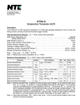 NTE6410 Unijunction Transistor UJT