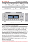 Birth of the L0507u integrated amplifier