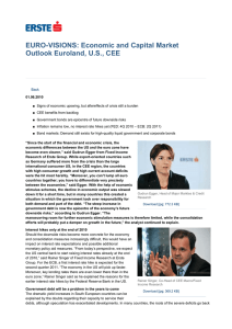 01.06.2010 - EURO-VISIONS: Economic and Capital Market Outlook