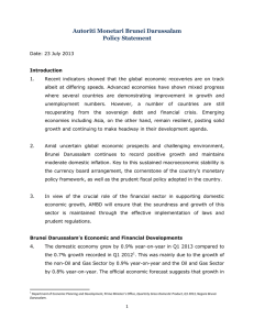 Autoriti Monetari Brunei Darussalam Policy Statement - US