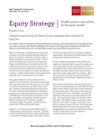 Equity Strategy Outperformance of Early Phase Group Suggests More Upside for Equities