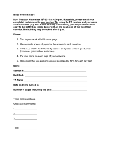 Bi150 Problem Set 4 Due: Tuesday, November 18th 2014 at 4:30