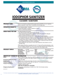 iodophor sanitizer