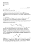 AUGMENTIN (amoxicillin/clavulanate potassium) Powder for Oral Suspension and Chewable Tablets