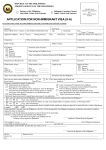 APPLICATION FOR NON-IMMIGRANT VISA (9-A)