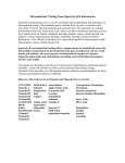 Micronutrient Testing from SpectraCell Laboratories