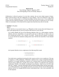 CS 262 Tuesday, January 13, 2015 Computational Genomics