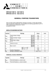 NPN BC140/10 – BC140/16 NPN BC141/10 – BC141/16 GENERAL