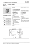 E-STOP relays, safety gate monitors