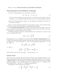 Thermodynamic Laws/Definition of Entropy Carnot Cycle