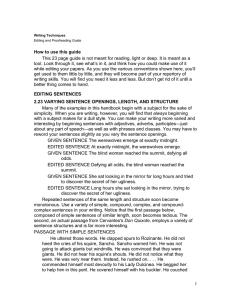 This 23 page guide is not meant for reading, light... tool. Look through it, see what’s in it, and think... How to use this guide