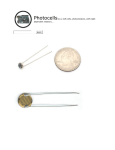 Photocellsa.k.a CdS cells, photoresistors, LDR (light dependent