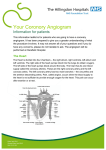 Your Coronory Angiogram Information for patients