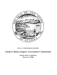 Alaska Climate Impact Assessment Commission Report