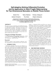 Self-Adaptive Niching Differential Evolution and Its Application