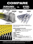 Duradek vs Steel