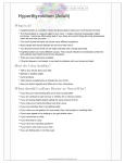 Hyperthyroidism (adult) Health Sheet / Hipertiroidismo