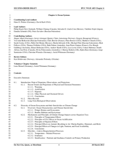 SECOND-ORDER DRAFT IPCC WGII AR5 Chapter 6 Do Not Cite