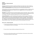 Zoology Exercise #10: Phylum Nematoda Lab Guide All animals