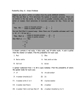 Probability (Day 1) – Green Problems