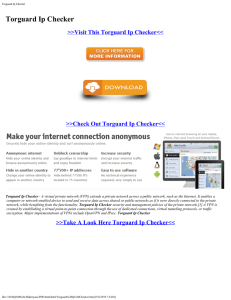 Torguard Ip Checker