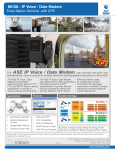 The ASE IP Voice / Data Modem can provide low-cost, low- - Net