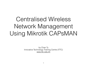 CAP - MUM - Mikrotik