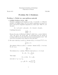 Problem Set 5 Solutions