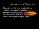 Electricity and Magnetism