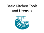 Basic Kitchen Tools and Utensils