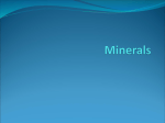 Ch 9 Minerals PPT