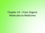 Chapter 14 – From Organic Molecules to Medicines