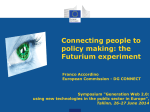 Connecting people to policy making: the Futurium experiment