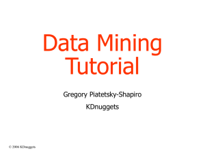 Data Mining Tutorial