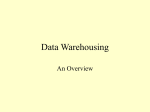 Data Warehousing - The Nargundkar Web Site