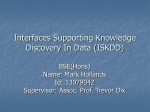 Interfaces Supporting Knowledge Discovery In Data (ISKDD)