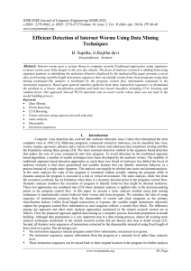 IOSR IOSR Journal of Computer Engineering (IOSR-JCE)