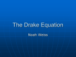 The Drake Equation