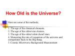 How Old is the Universe?