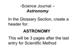 Scientific Methd Lesson #1 - Marana Unified School District