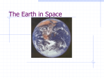 The Earth in Space