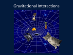 Gravitational Interactions