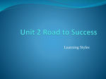 Unit 2 Road to Success